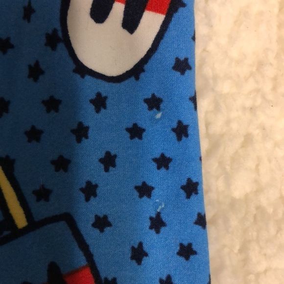 3/$30 OS LulaRoe Patriotic Collection Snowcone and Popsicle Printed Leggings - Picture 3 of 4